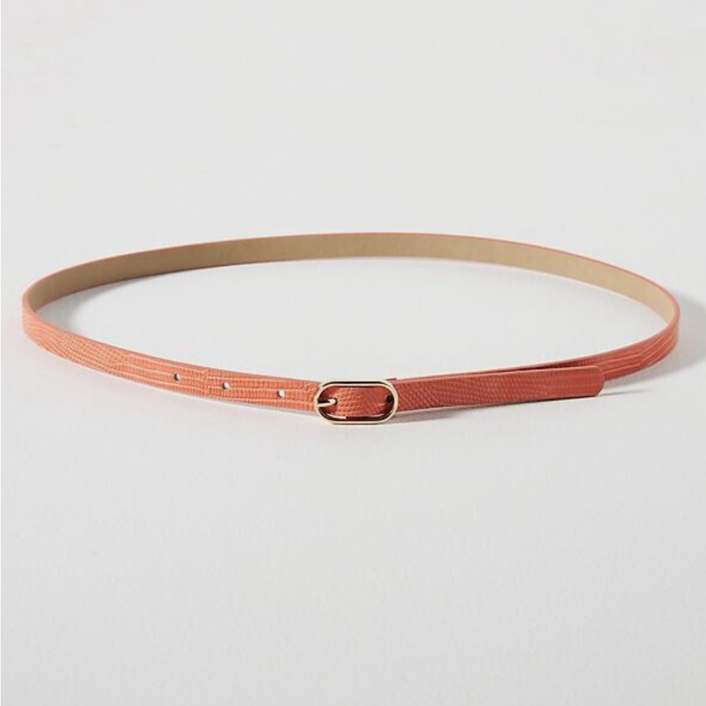Anthropologie Skinny Croc Belt – XL (35”-39”) – New with Tags